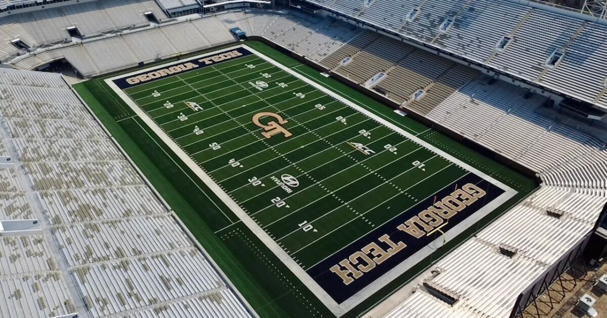 Georgia Tech actualiza su sistema FieldTurf Vertex CORE en el histórico estadio Bobby Dodd