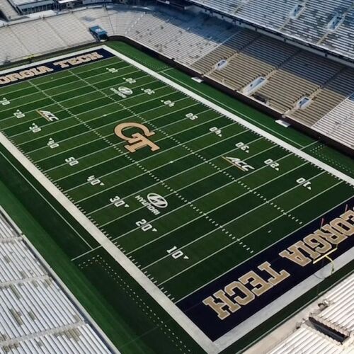 Georgia Tech actualiza su sistema FieldTurf Vertex CORE en el histórico estadio Bobby Dodd