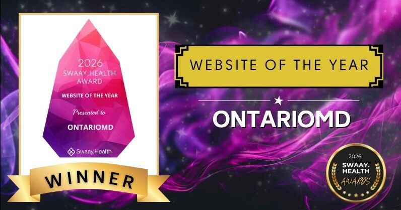OntarioMD gana el prestigioso premio Swaay.Health 2026 al sitio web del año