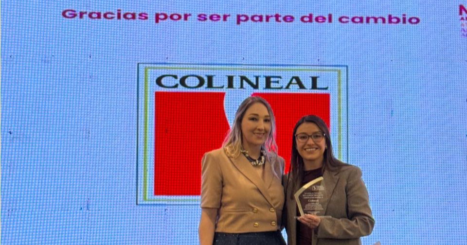 Colineal es reconocida con el galardón “Fuerza Líder” por su compromiso con la equidad de género