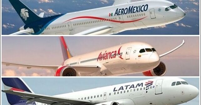 Avianca y Latam quedan lejos de la puntualidad de Copa y Aeroméxico
