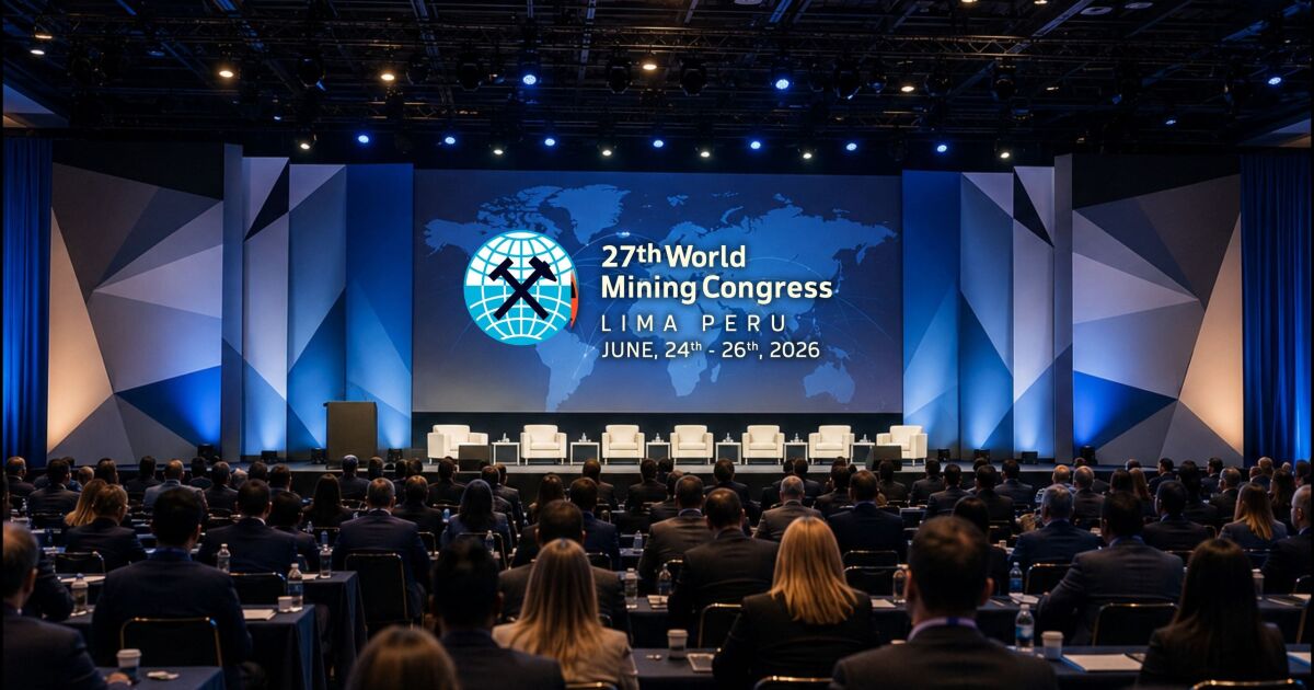 World Mining Congress 2026: 38 países confirman participación en el encuentro que se realizará en Lima
