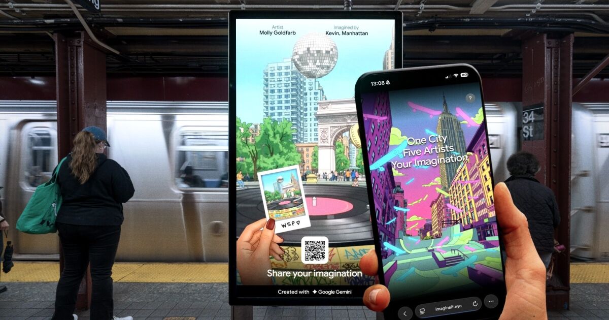 OUTFRONT XLabs se asocia con Google DeepMind para una campaña pionera que combina inteligencia artificial genérica y la intervención humana