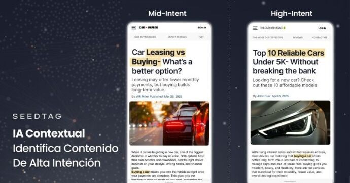 Publicidad efectiva: Seedtag transforma la segmentación contextual con su tecnología de intención basada en IA
