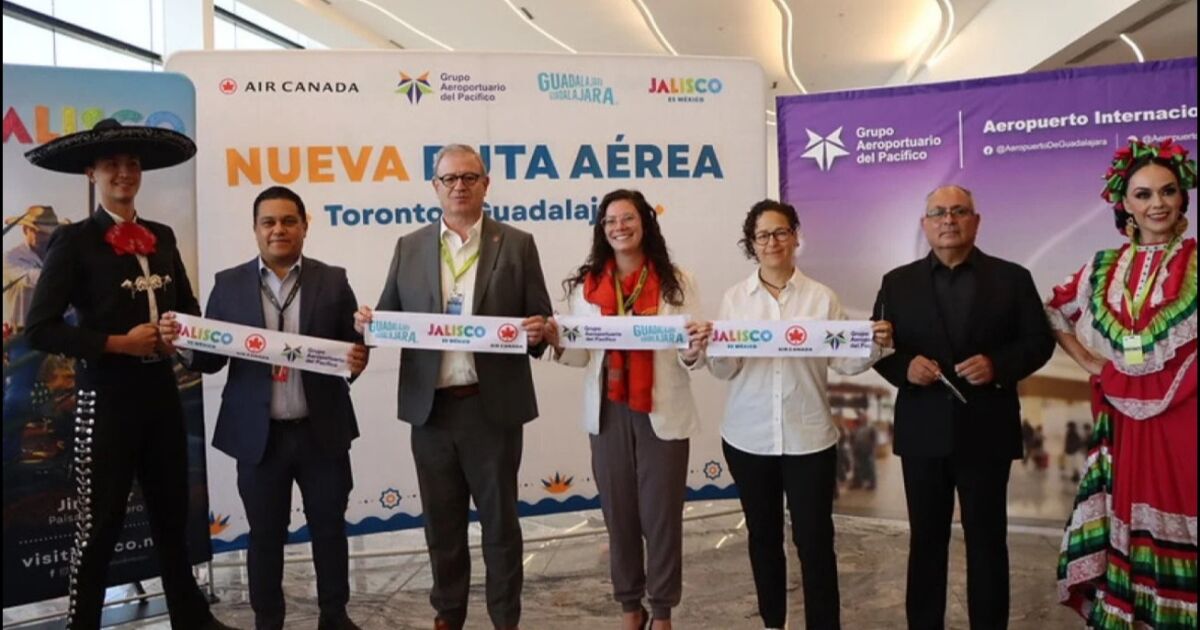 Air Canada inauguró su nueva ruta directa entre Toronto y Guadalajara